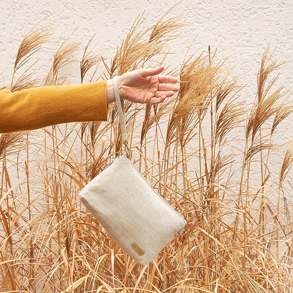Tasche FESTIVAL Hanf-Canvas, natur / CONTIGO Fairtrade Onlineshop