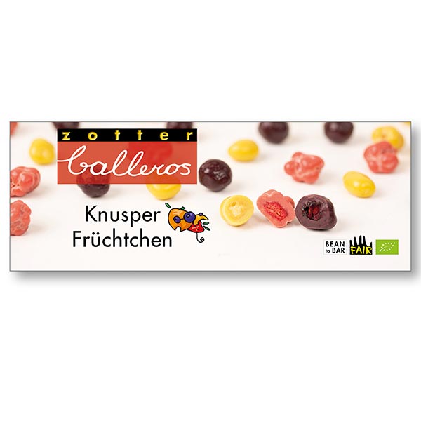 Zotter Balleros Knusperfrüchtchen BIO