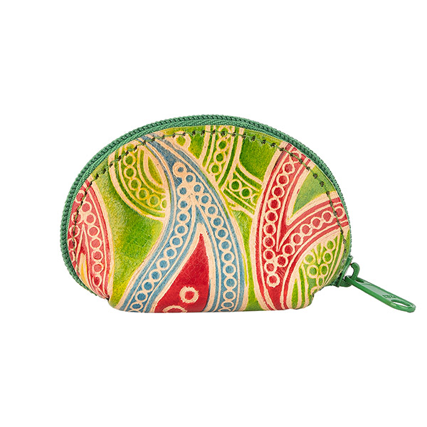 Münzbörse gerundet SIMRAN (Stückpreis), Ziegenleder / CONTIGO Fairtrade Onlineshop