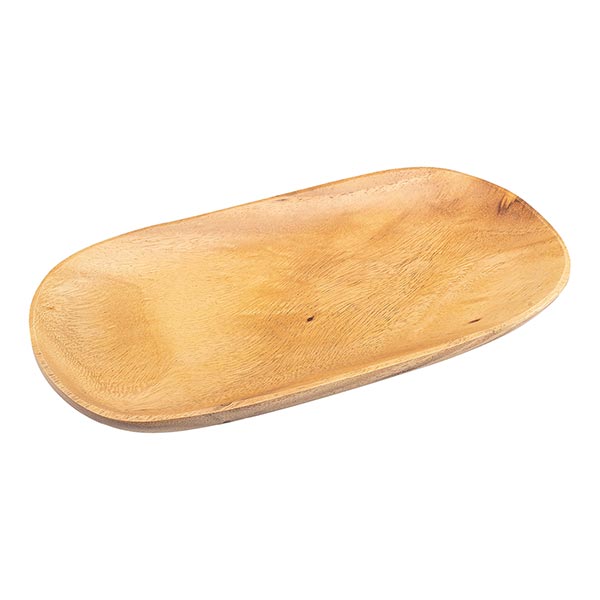 Schale Ellipse 15x30cm natur, Acaciaholz