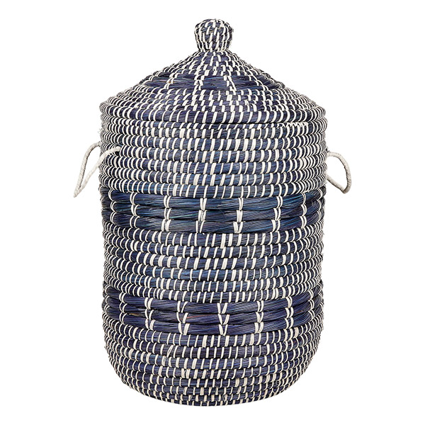 Wäschekorb 58cm SYLT plus Deckel, Kaisagras / CONTIGO Fairtrade Onlineshop