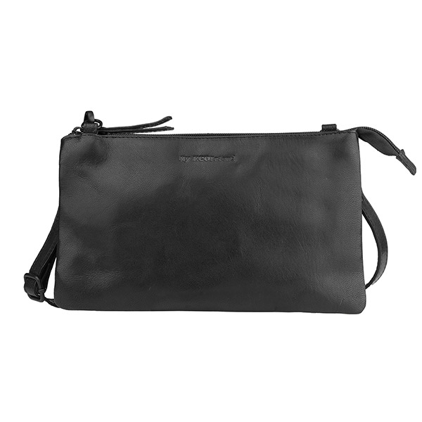 Abendtasche ELEGANT schwarz, Ziegenleder / CONTIGO Fairtrade Onlineshop