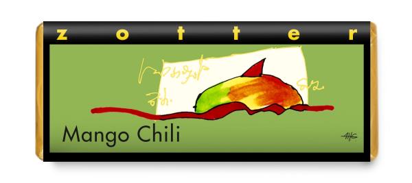 Zotter Mango Chili 70g BIO