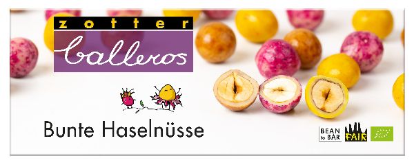 Zotter Balleros Bunte Haselnüsse  BIO