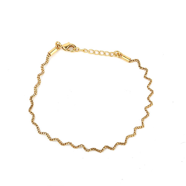Armband ZIGZAG, 22K vergoldet / CONTIGO Fairtrade Onlineshop