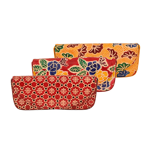 Brillenetui flach SUNDRA (Stückpreis) Ziegenleder