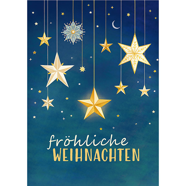 Grußkarte M Sternenhimmel / CONTIGO Fairtrade Onlineshop