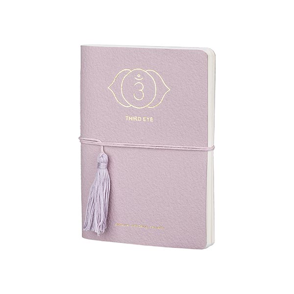Notizbuch Chakra 18x13cm THIRD EYE, Recyclingpapier handgeschöpft / CONTIGO Fairtrade Onlineshop