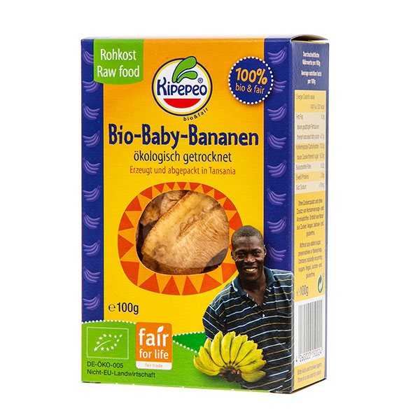 Baby - Bananen bio & fair, 100g / CONTIGO Fairtrade Onlineshop
