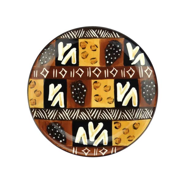 Frühstücksteller 19cm ANIMAL PRINT, Keramik Kapula / CONTIGO Fairtrade Onlineshop