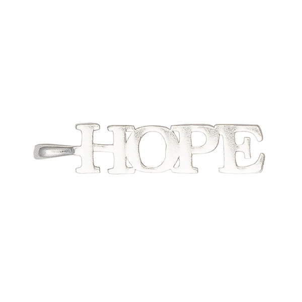 Anhänger, HOPE, Mix&Match, versilbert / CONTIGO Fairtrade Onlineshop