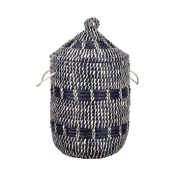 Wäschekorb 50cm SYLT plus Deckel, Kaisagras