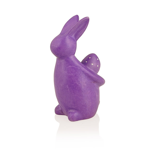 Osterhase DAVID pastell 10cm (Stückpreis), Speckstein / CONTIGO Fairtrade Onlineshop