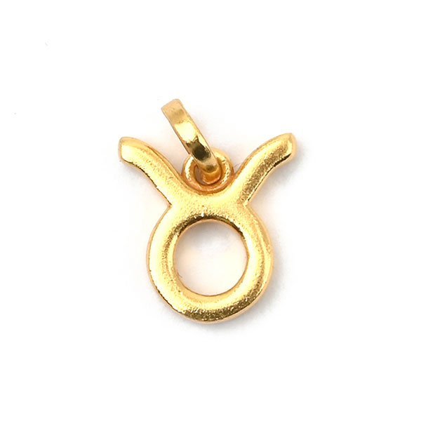 Anhänger, Sternzeichen, Mix&Match, 22K vergoldet, Stier Anhänger, Sternzeichen, Mix&Match, 22K vergoldet, Stier