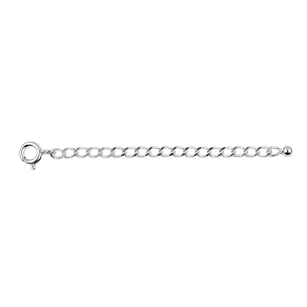 Verlängerungskette mit Federring 6 cm, 925 er Silber / CONTIGO Fairtrade Onlineshop