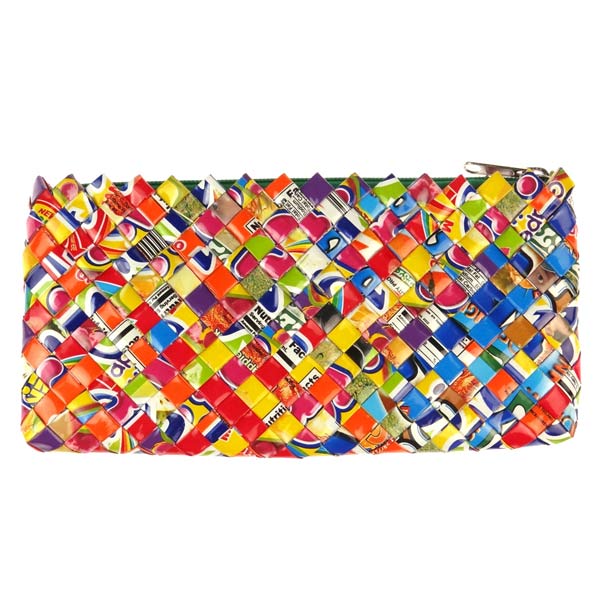 Saftpack UPCYCLING Etui WEAVE, bunt / CONTIGO Fairtrade Onlineshop