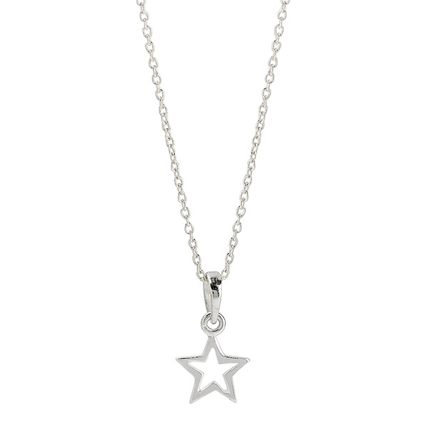 Halskette STARLIGHT, versilbert / CONTIGO Fairtrade Onlineshop