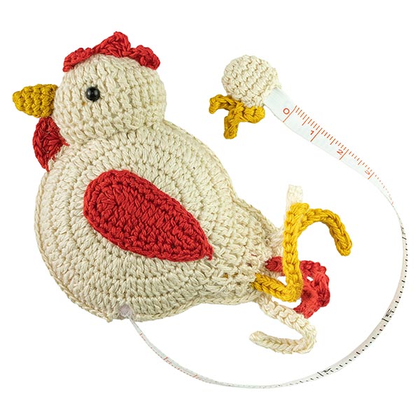 Maßband HAHN gehäkelt