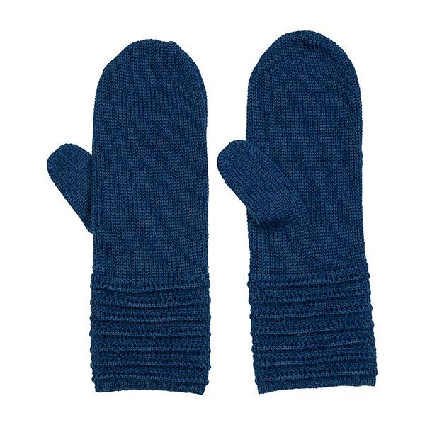 Handschuhe RAYAS marineblau 100% Wolle (Alpaka)