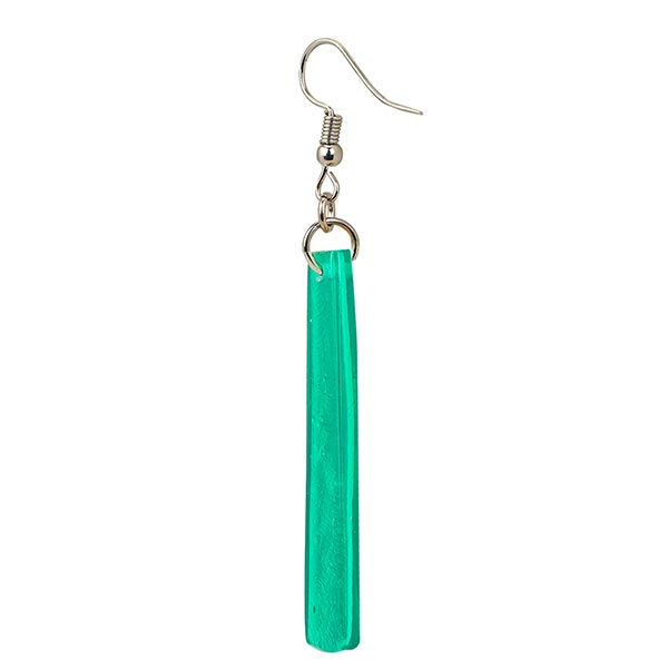 Ohrringe STICKS seegrün, Capiz / CONTIGO Fairtrade Onlineshop