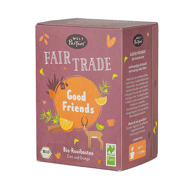 Rooibostee Zimt Orange BIO Teebeutel 20x1,4g / CONTIGO Fairtrade Onlineshop