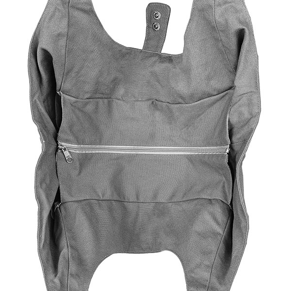 Tasche HOBOBAG DOVER, beere-grau, Flanell, Wollmix / CONTIGO Fairtrade Onlineshop