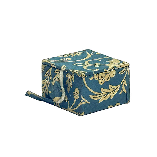 Geschenkbox EDEN petrol-gold, klein, Loktapapier