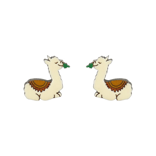 Ohrstecker LAMA, Flaschenkürbis