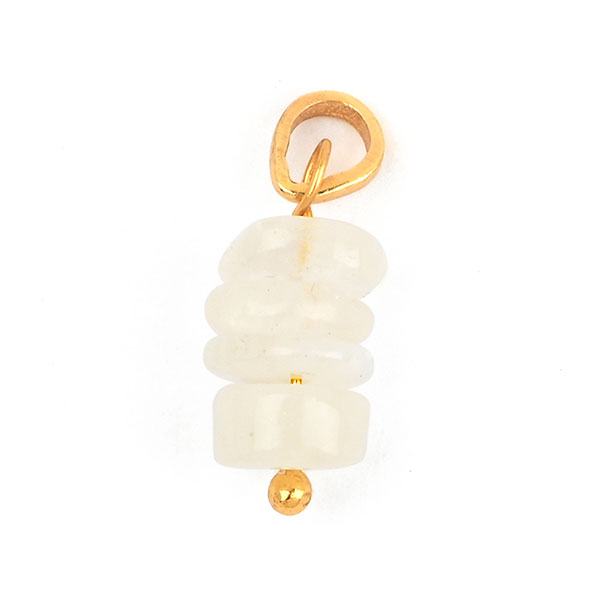 Anhänger, 4 Mondsteine, Mix&Match, 22K vergoldet / CONTIGO Fairtrade Onlineshop