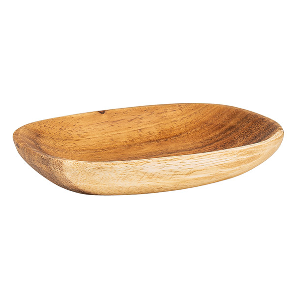 Schale RECTANGULAR 13x10cm, Acaciaholz / CONTIGO Fairtrade Onlineshop