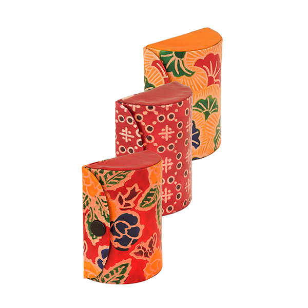 Lippenstiftbox doppel SUNDRA (Stückpreis) Ziegenleder