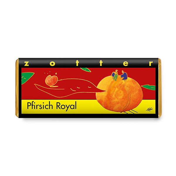 Zotter - Pfirsich Royal 70g BIO / CONTIGO Fairtrade Onlineshop