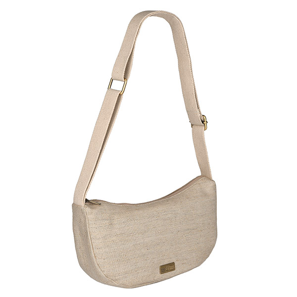 Umhänge-Tasche LILI Hanf-Canvas, natur / CONTIGO Fairtrade Onlineshop