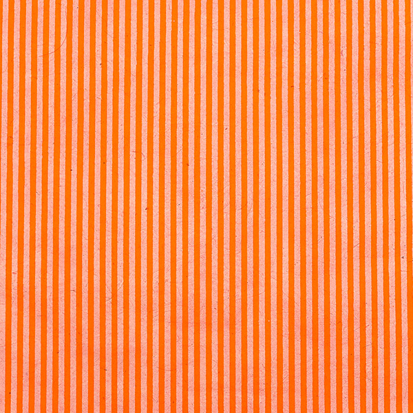 LOKTA Papierbogen, handgeschöpft, STREIFEN, koralle-apricot / CONTIGO Fairtrade Onlineshop