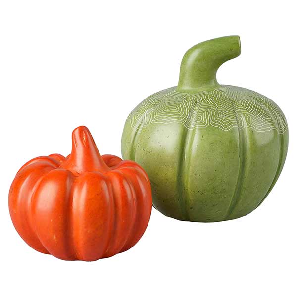 Kürbis 10cm graviert, Speckstein SONDERPREIS / CONTIGO Fairtrade Onlineshop