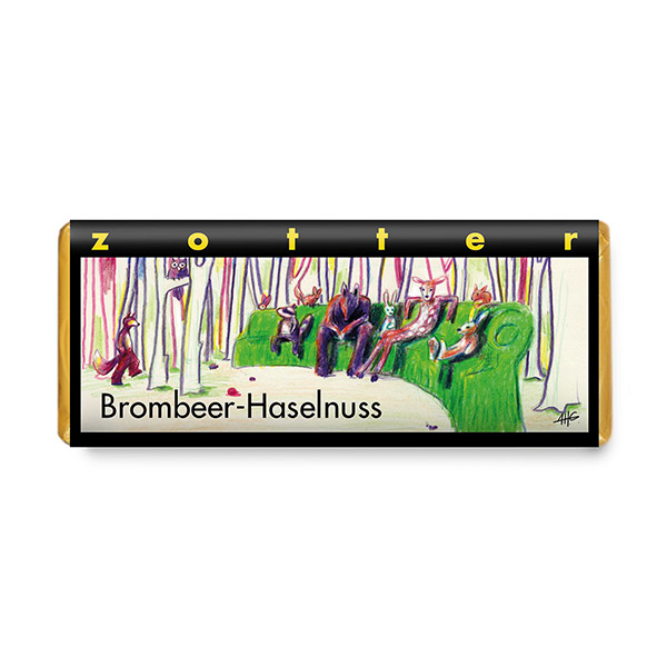 Zotter - Brombeer Haselnuss 70g BIO / CONTIGO Fairtrade Onlineshop