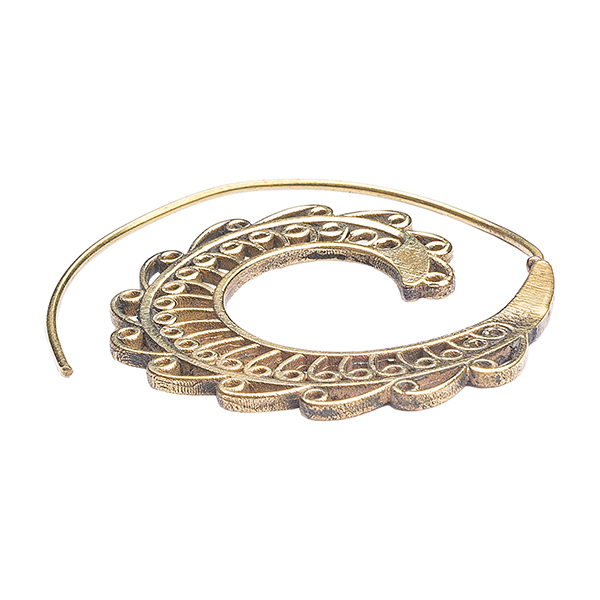 -37% Ohrringe Spirale, spiralenförmig, Messing SONDERPREIS / CONTIGO Fairtrade Onlineshop