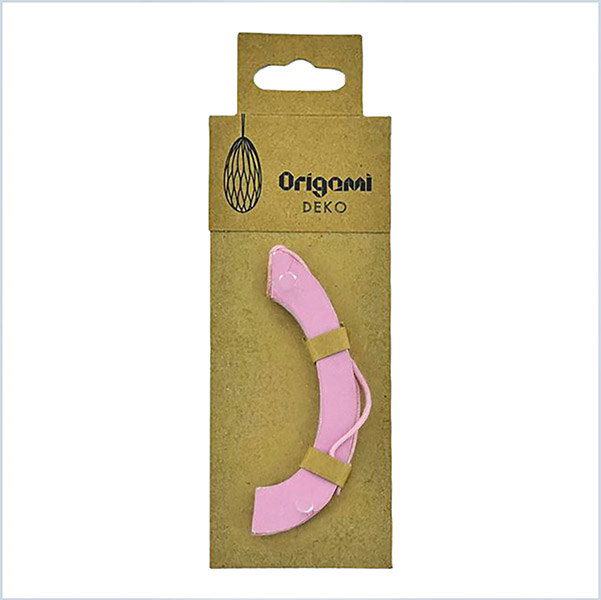 Papierdeko Osterei ORIGAMI, groß, pink, 7,5 cm, Papier / CONTIGO Fairtrade Onlineshop