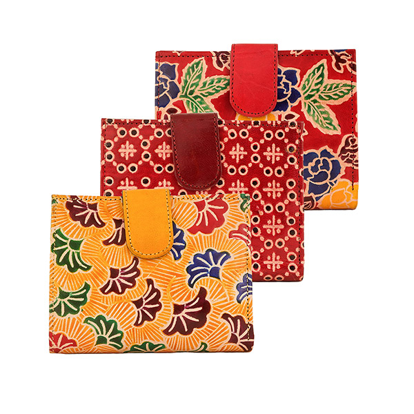 Börse 10x13cm SUNDRA mit Lasche (Stückpreis) Ziegenleder