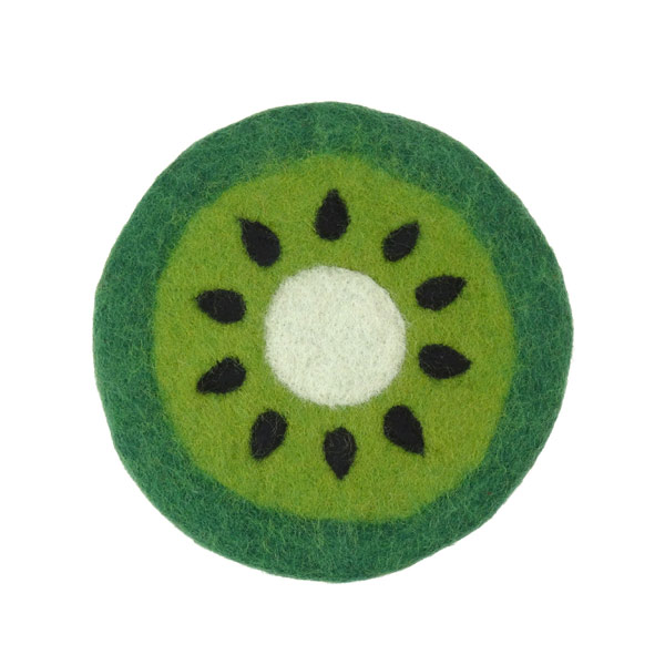 Topfuntersetzer KIWI, Wollfilz / CONTIGO Fairtrade Onlineshop