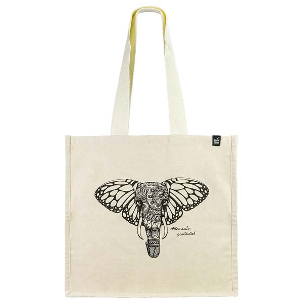 Einkaufstasche ELEFANT to FLY, Canvasstoff