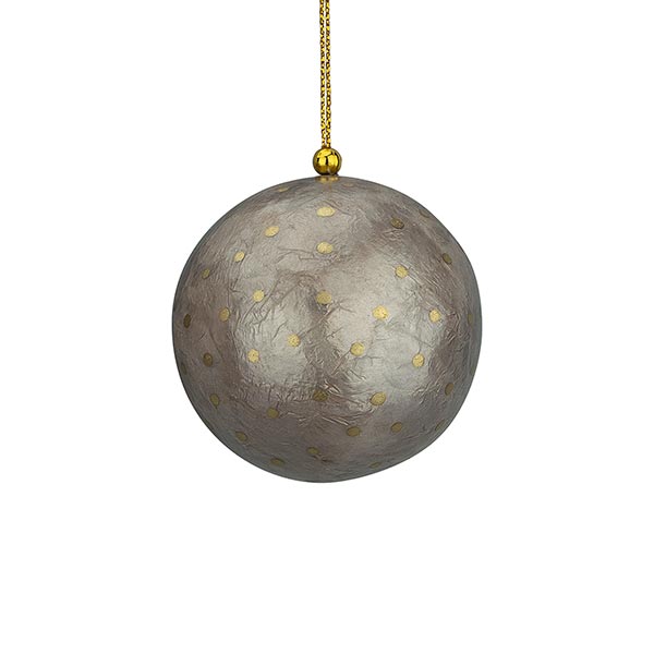 Deko Kugel 6cm gold, Capiz, Stückpreis / CONTIGO Fairtrade Onlineshop