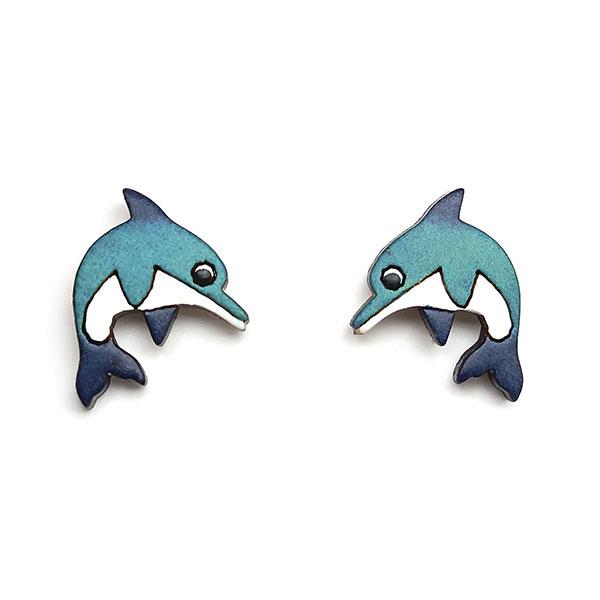 Ohrstecker DELFIN, Flaschenkürbis
