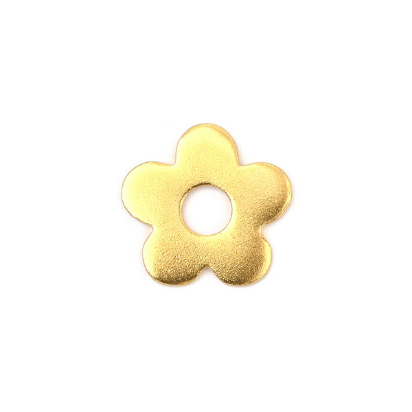 Anhänger, Flower, Mix&Match, 22K vergoldet