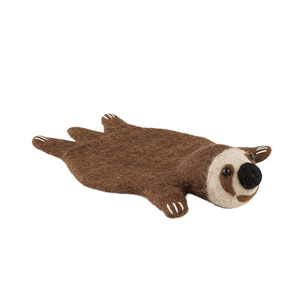 Glasuntersetzer FAULTIER, Wollfilz