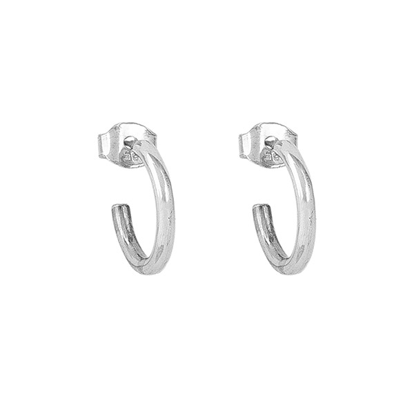 Ohrringe Creole klein, Silber / CONTIGO Fairtrade Onlineshop