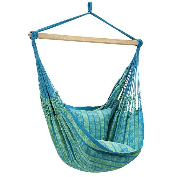 Hängesitz XL LORO, Stab 120cm, Baumwolle (recycelt)