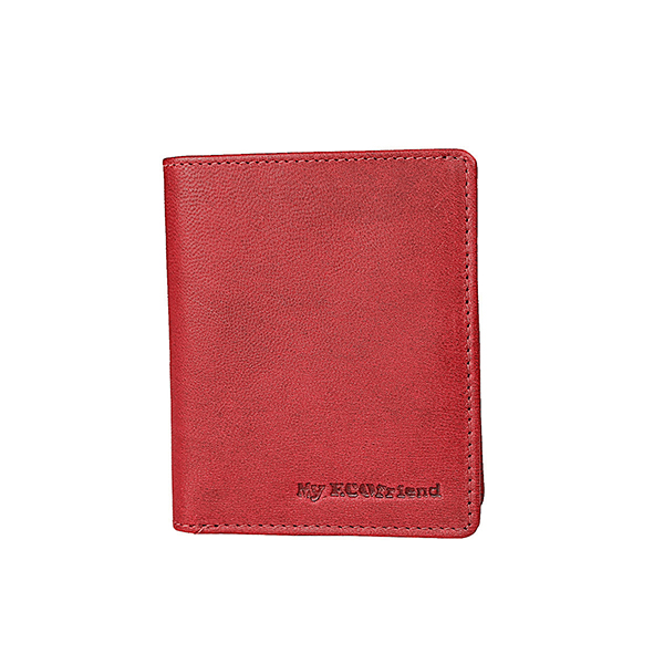 Börse SPORTY MICRO rot, Ziegenleder / CONTIGO Fairtrade Onlineshop