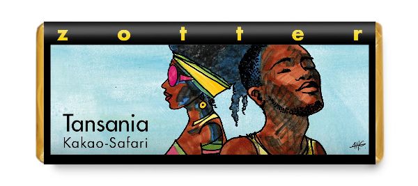 Zotter Tansania Kakao-Safari 70g BIO