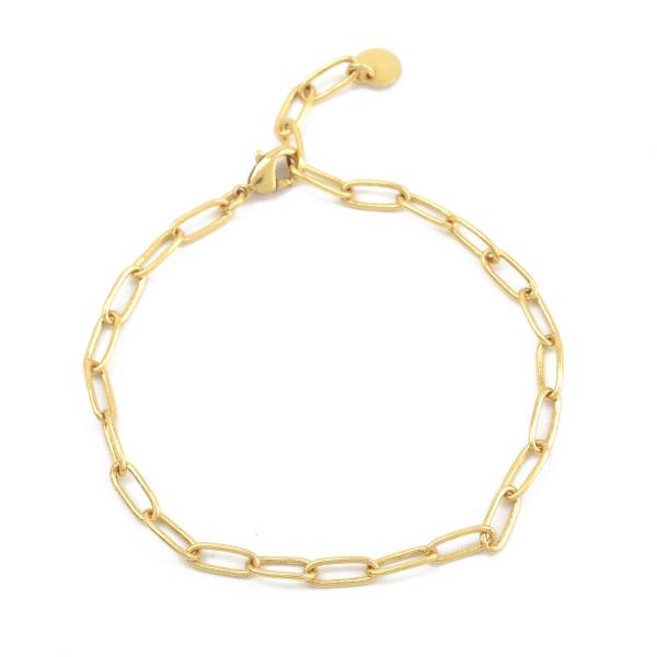 Armband, Gliederkette, 22K vergoldet
